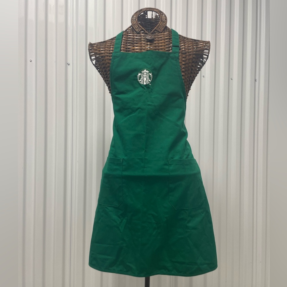 Green Starbucks Barista Employee Apron